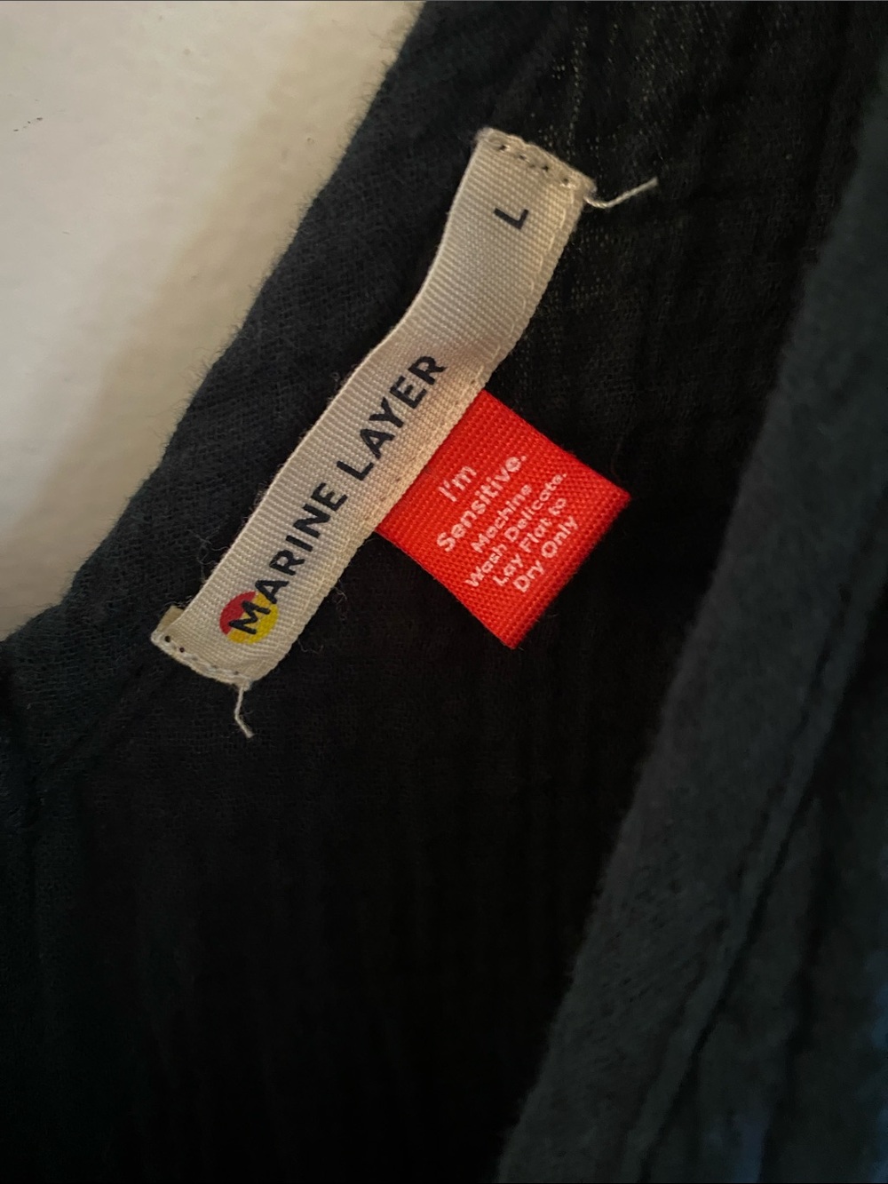 Marine Layer Black V-Neck Maxi Dress Size L - Picture 5 of 6